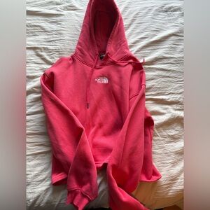 North face cropped hoodie